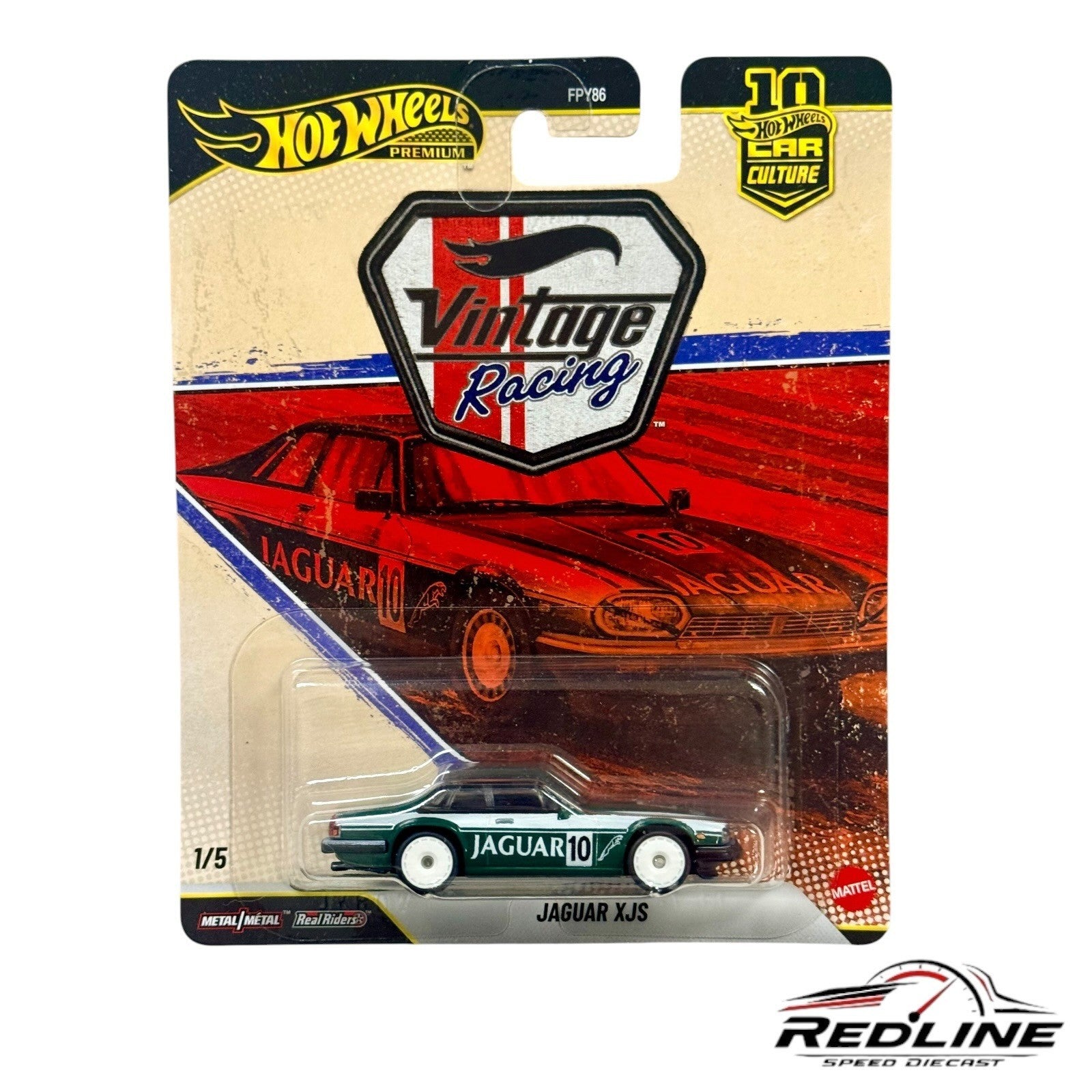 🇬🇧Hot Wheels Premium Car Culture Vintage Racing Jaguar XJS 1:64🇬🇧