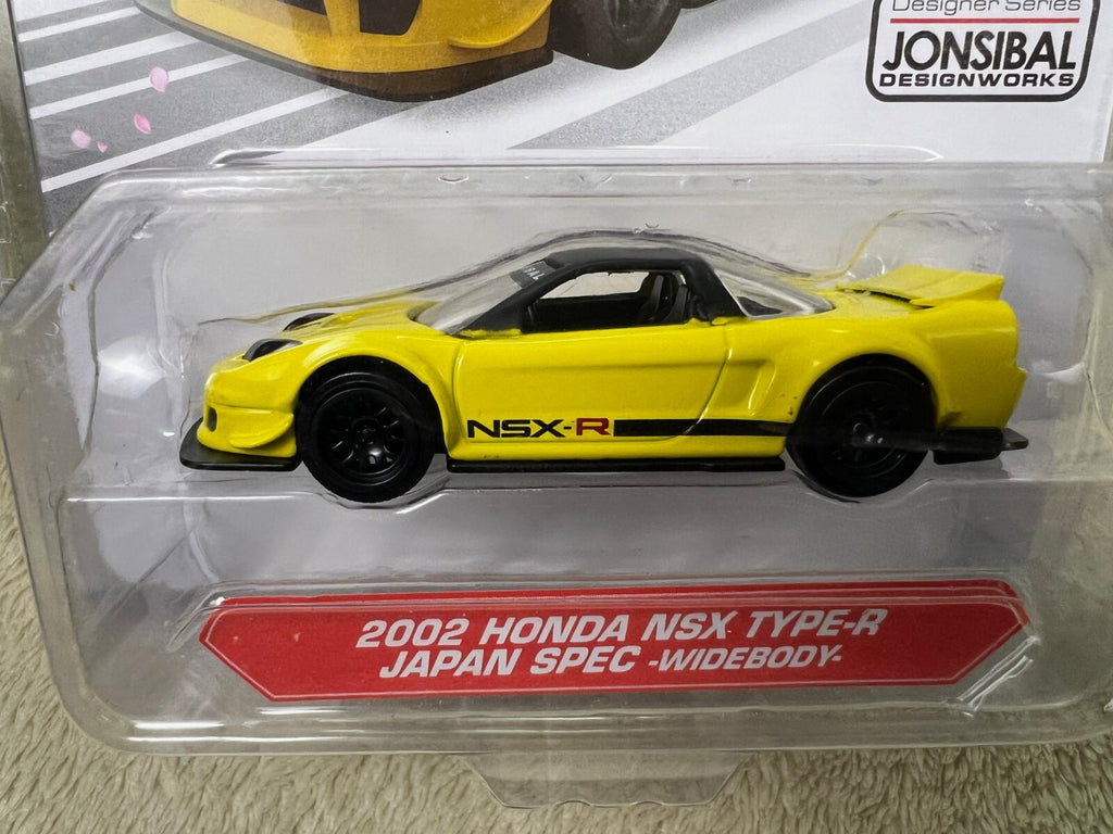 🎌Jada Toys JDM Tuners 2002 Honda NSX Type-R Japan Spec Widebody Yellow HW16🎌