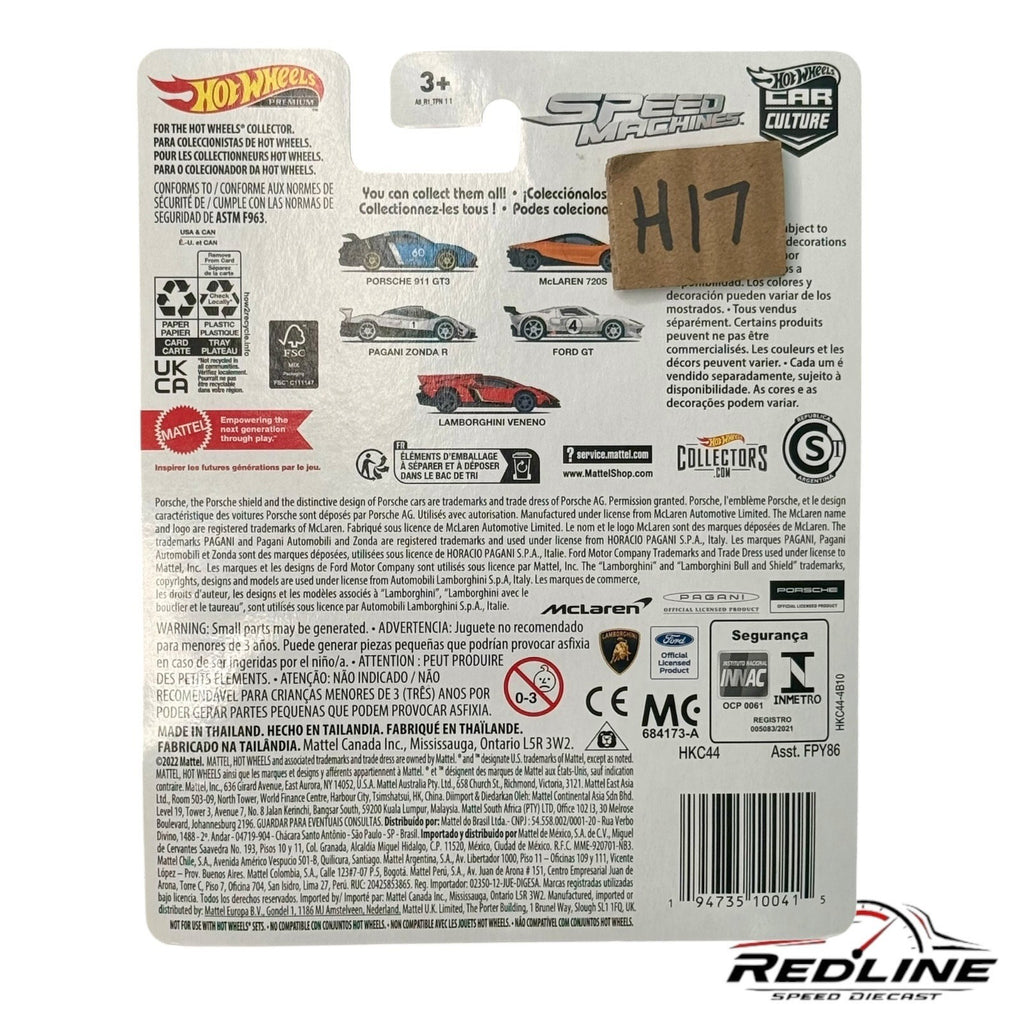 🇩🇪Hot Wheels Premium Car Culture Speed Machines Porsche 911 GT3 H17🇩🇪