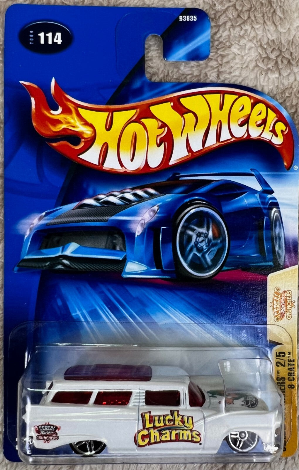 ☘️☘️Hot Wheels 2004 Cereal Crunchers Series #114 8 Crate Lucky Charms HW18☘️☘️