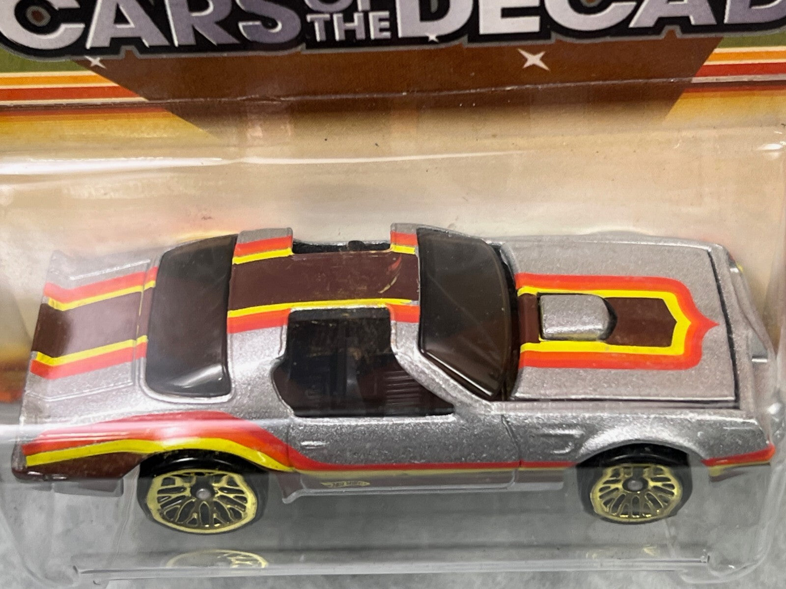 🇺🇸🇺🇸🇺🇸 Hot Wheels 70s Cars of the Decades HOT BIRD Silver  H23🇺🇸🇺🇸🇺🇸