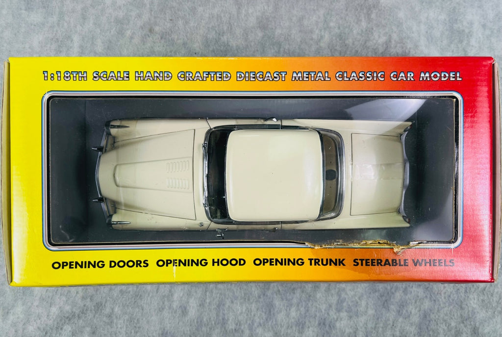 🇺🇸🇺🇸Motor City Classics 1:1957 Studebaker Golden Hawk Arctic White🇺🇸🇺🇸