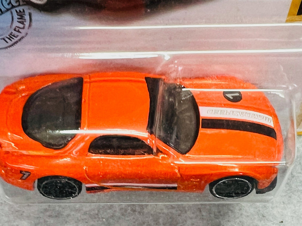 🎌🎌🎌Hot Wheels HW Turbo Orange ‘95 Mazda RX-7 H25🎌🎌🎌