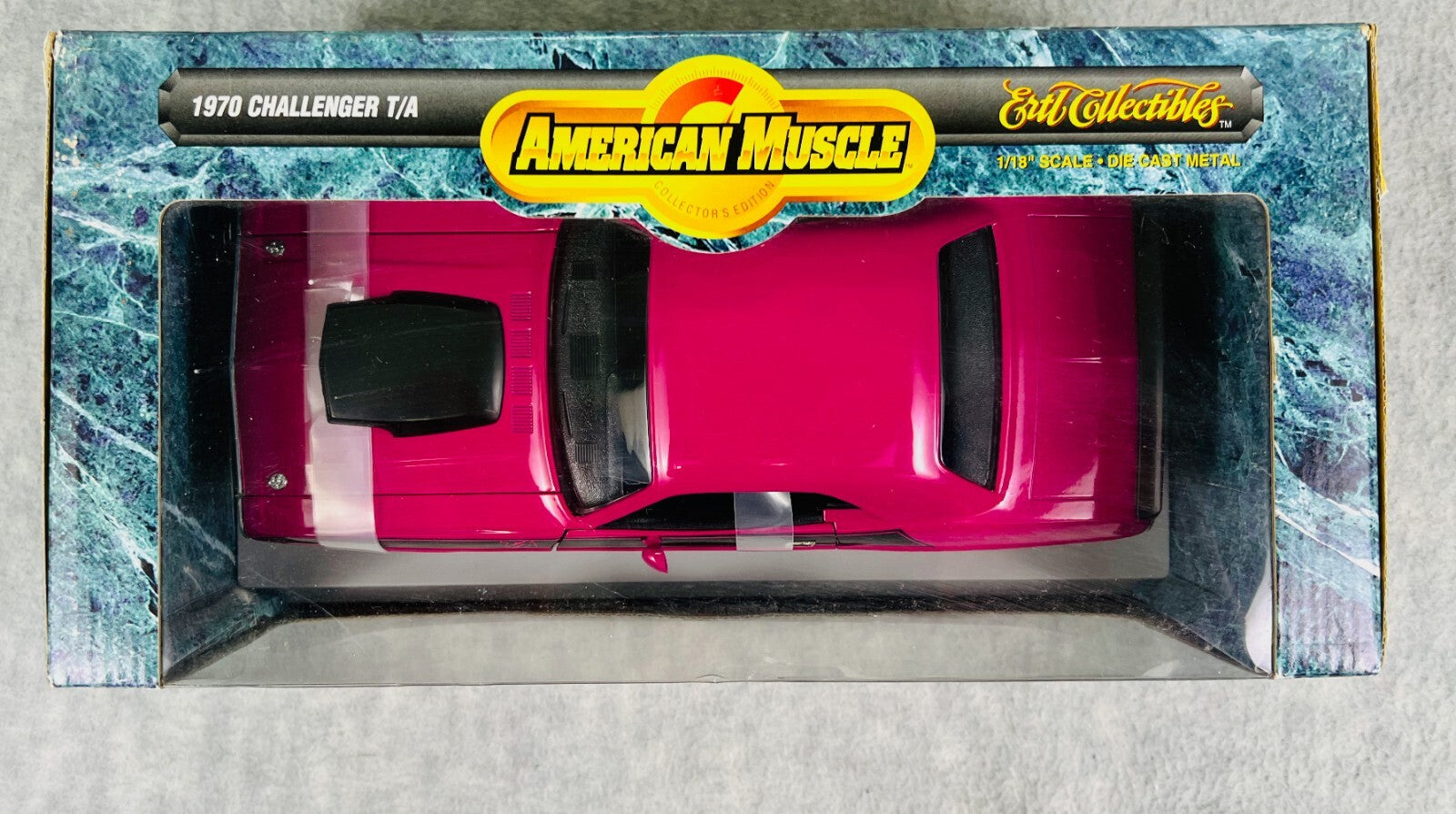🇺🇸🇺🇸Ertl American Muscle 1970 Challenger T/A Pink 1:18 New In Box🇺🇸🇺🇸