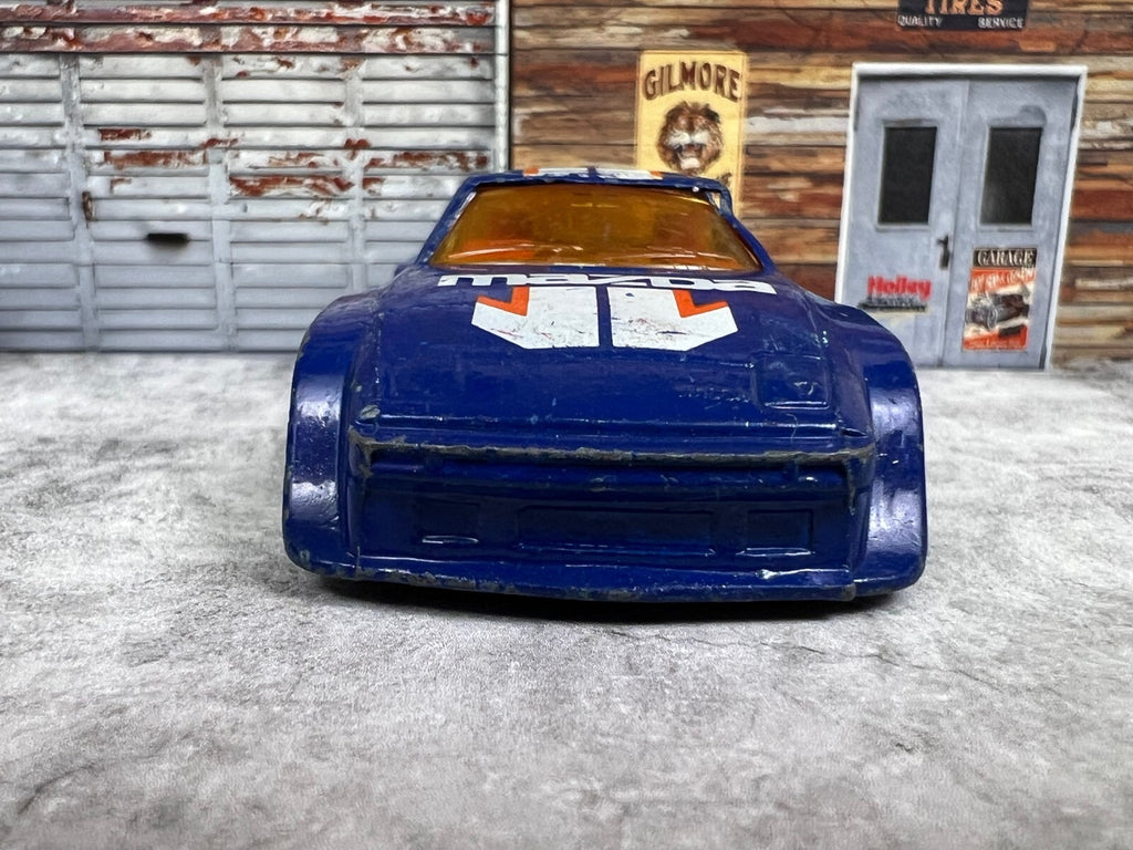 🎌🎌🎌Matchbox 1982 Mazda RX7 Blue IMSA Body Made in Macau 1:58 C1🎌🎌