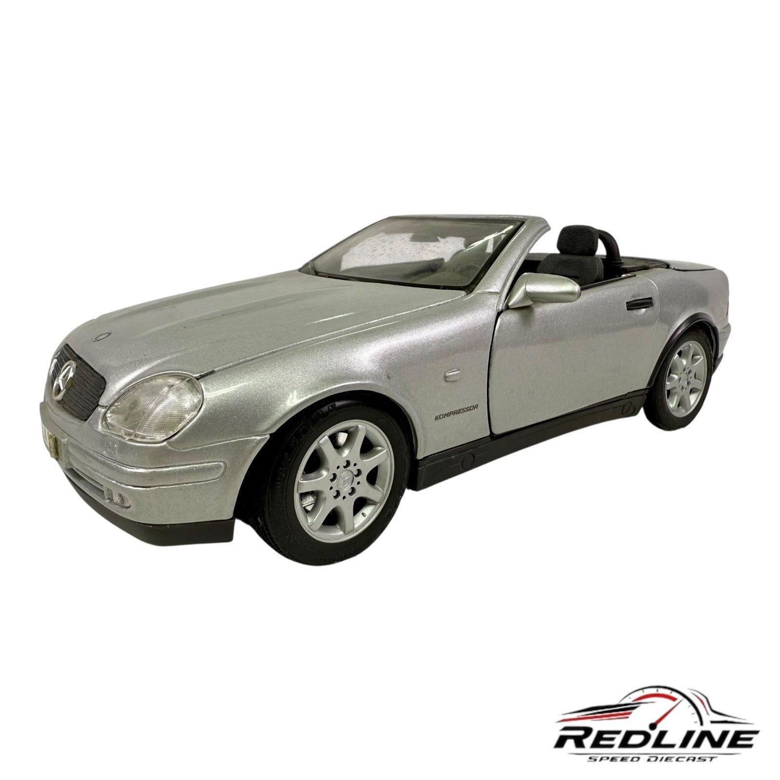 🇩🇪🇩🇪🇩🇪Maisto 1996 MERCEDES BENZ SLK 230 Silver 1/18🇩🇪🇩🇪🇩🇪