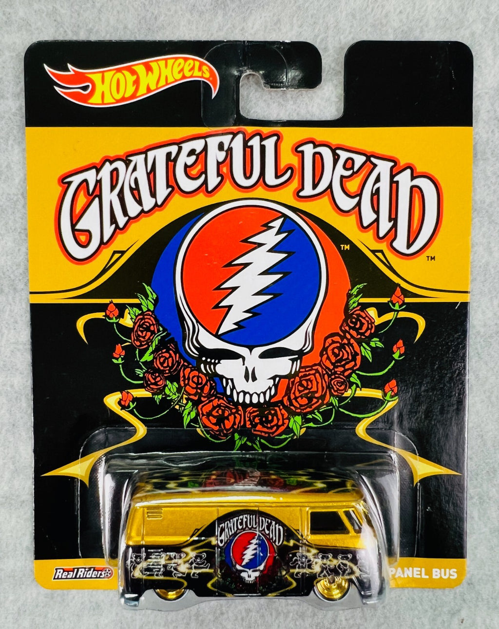 ☮️☮️☮️Hot Wheels Grateful Dead VOLKSWAGEN T1 PANEL BUS H34☮️☮️☮️