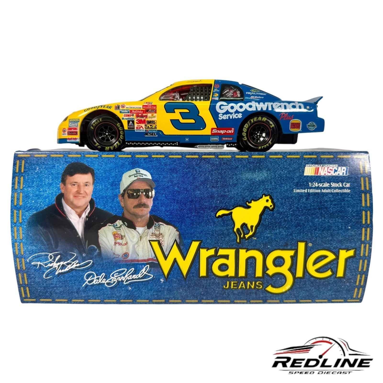 Dale Earnhardt #3 GM Goodwrench Service Plus Wrangler Jeans 1999 Monte Carlo D1