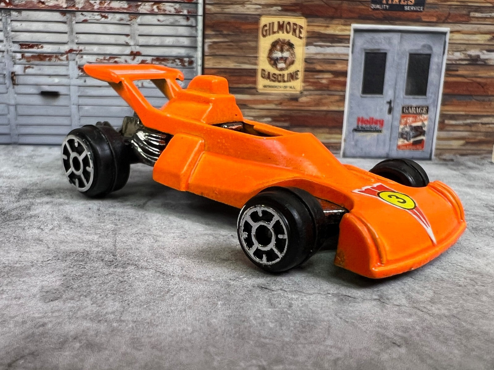🏁 🏁🏁Diecast 6323 Formula Race Car Orange # 3 MADE IN CHINA C7🏁🏁🏁