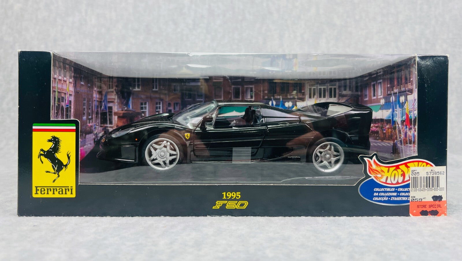 🇮🇹🇮🇹🇮🇹Hotwheels Ferrari F50 Black 1995  1:18 Scale🇮🇹🇮🇹🇮🇹