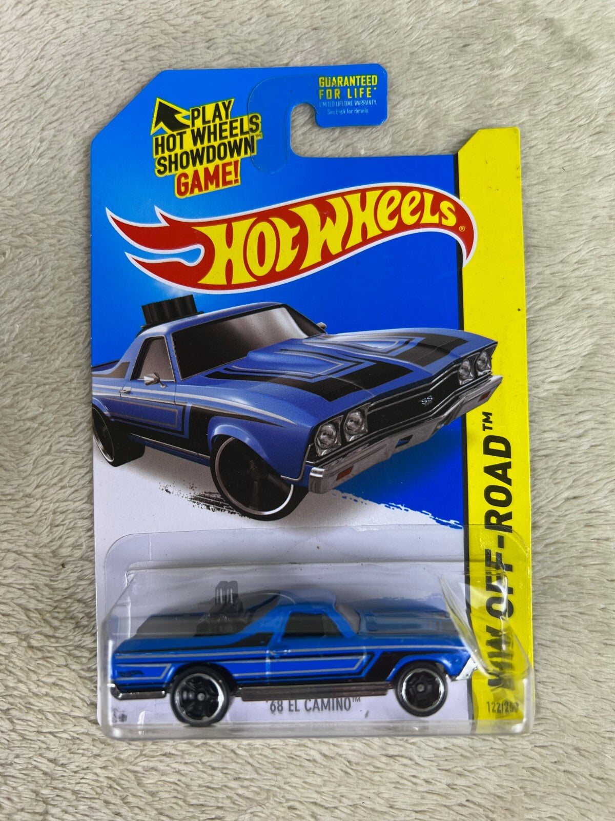 🔥🔥Hot Wheels HW OFF-ROAD Grabber Blue 68 El Camino Hot Trucks 122/250 HW12🔥🔥