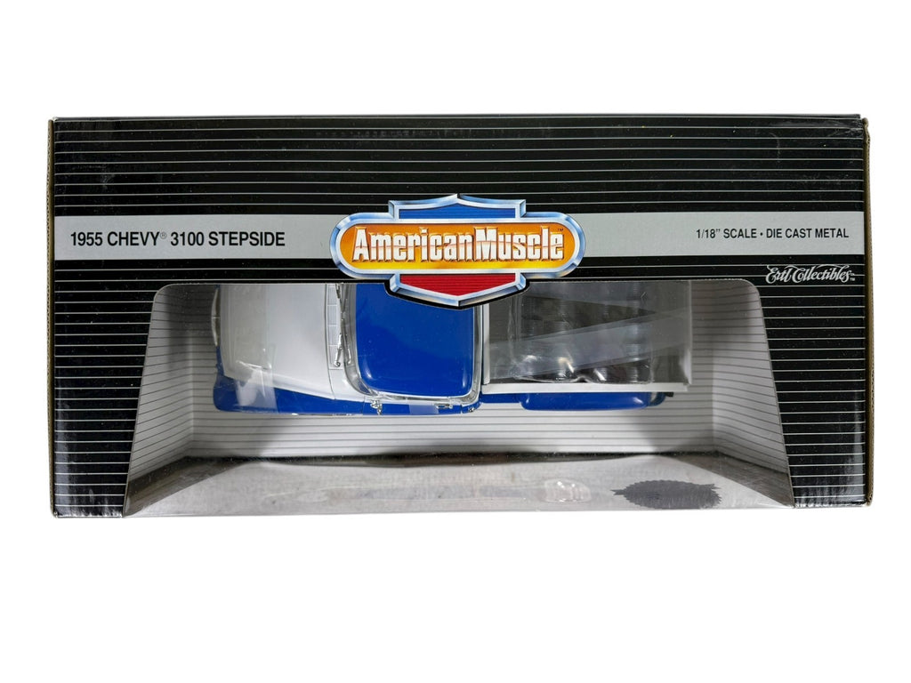 🇺🇸Ertl American Muscle 1955 Chevrolet 3100 Coker Tire 40th Anniversary 1:18 AH