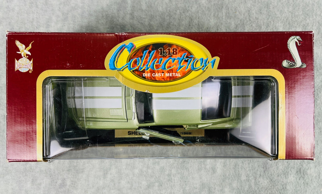 🇺🇸🇺🇸Road Legends 1968 Shelby GT-500KR Green White Stripes 1/18🇺🇸🇺🇸