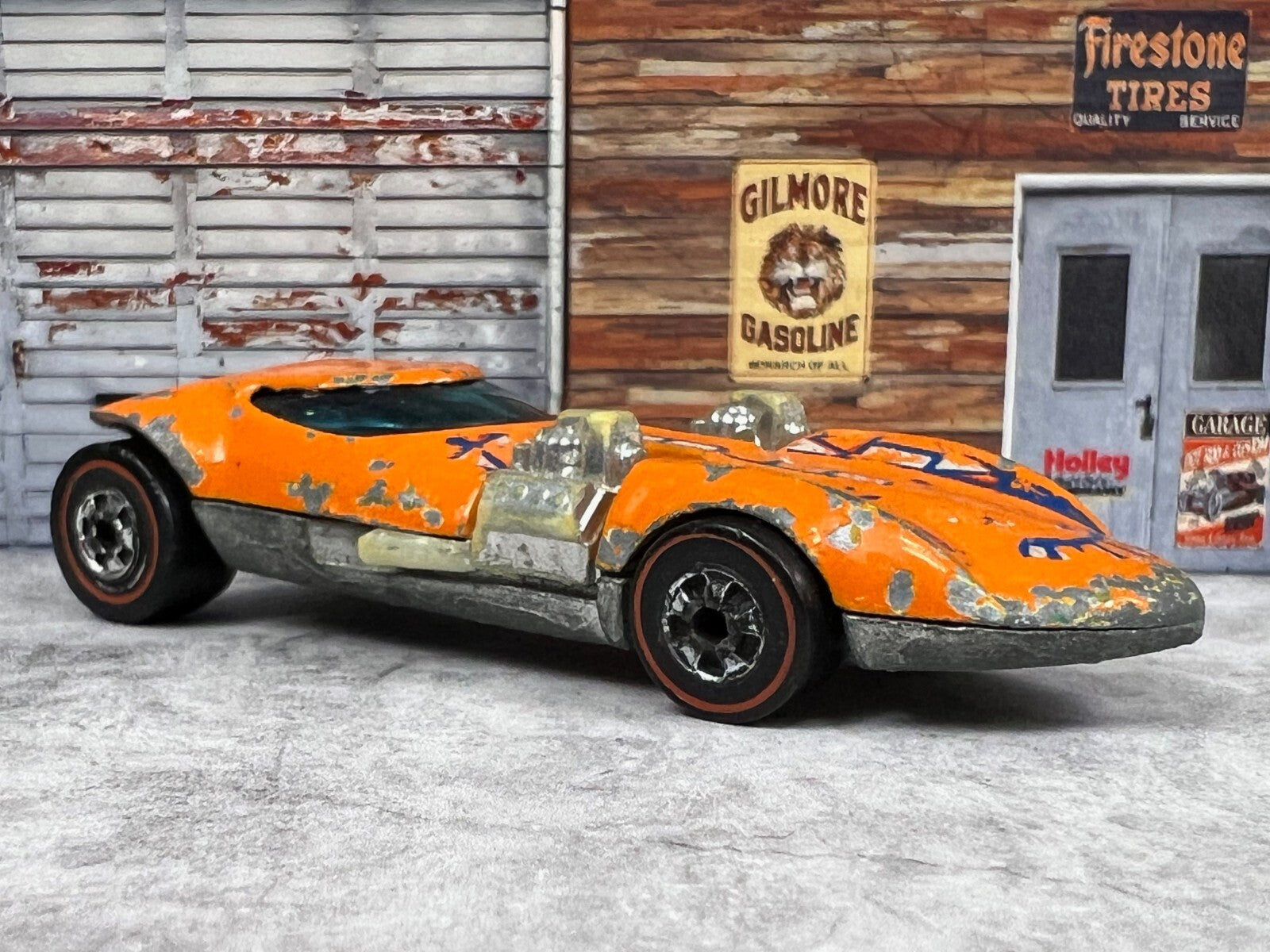 🔥🔥🔥Hot Wheels Redline Twinmill 1968 Orange Made In Hong Kong C1🔥🔥🔥
