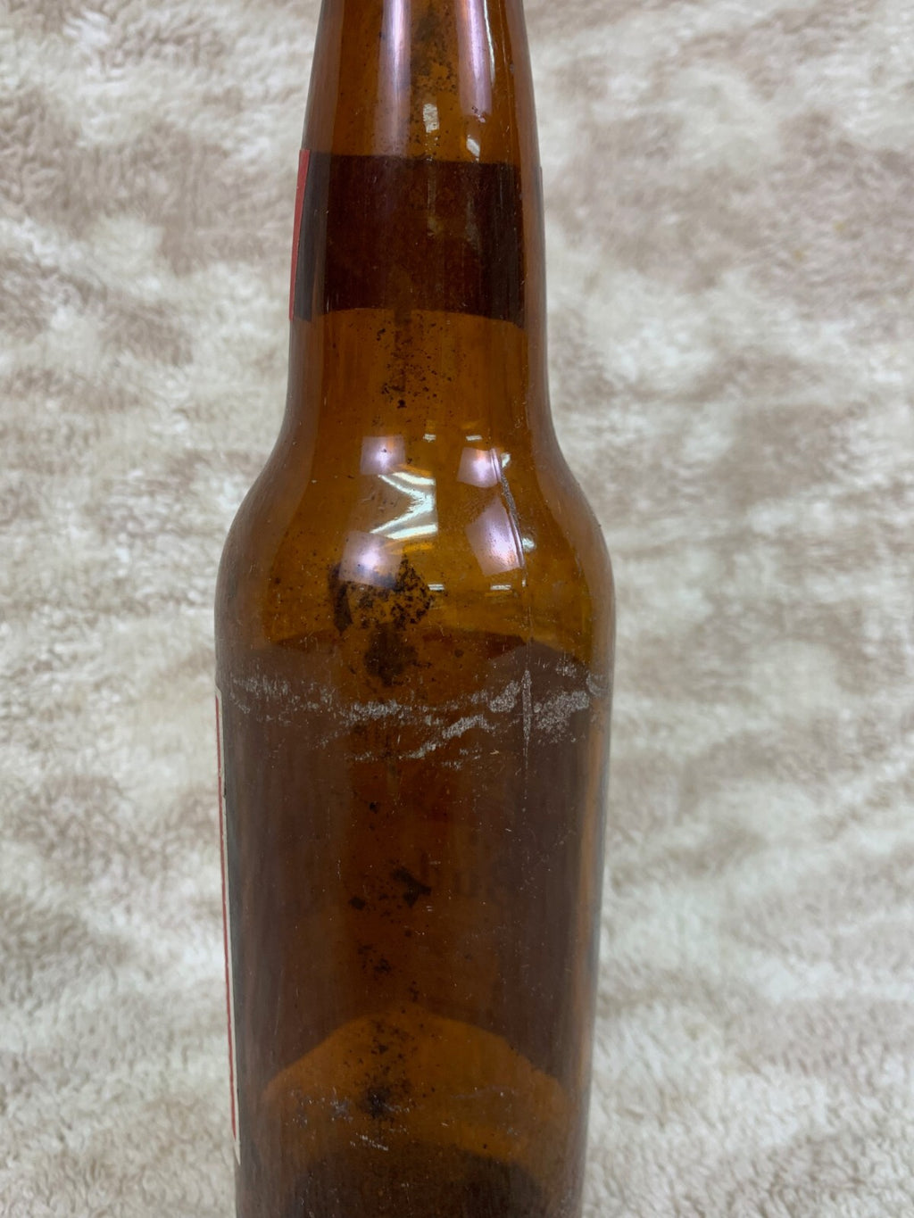 🍺🍺🍺🍺🍺🍺🍺Vintage Budweiser 12oz Brown Glass Beer Bottle BB3🍺🍺🍺🍺🍺🍺🍺
