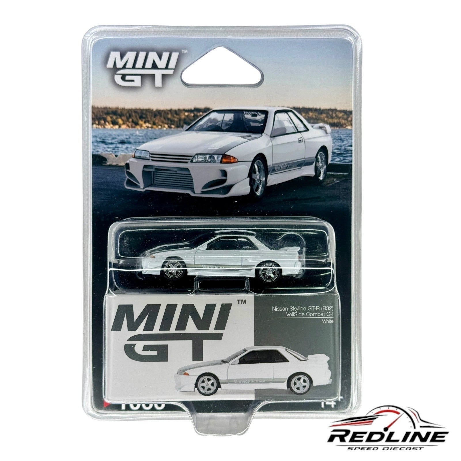🎌MINI GT Nissan Skyline GT-R (R32) VeilSide Combat C-I WHITE H14🎌
