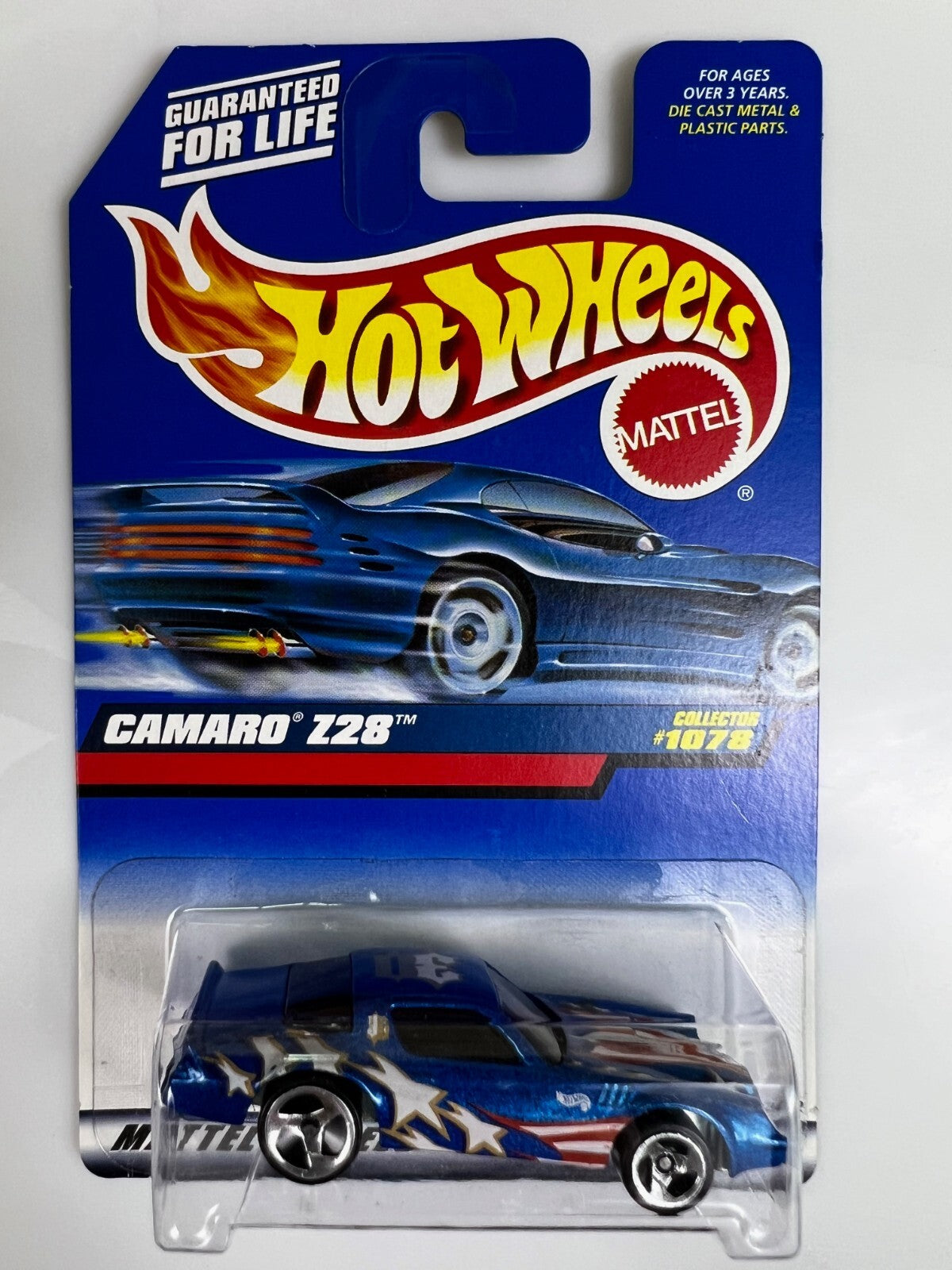 🇺🇸🇺🇸🇺🇸🇺🇸Hot Wheels #1078 CAMARO Z28 Blue Star Tampo HW06🇺🇸🇺🇸🇺🇸🇺🇸
