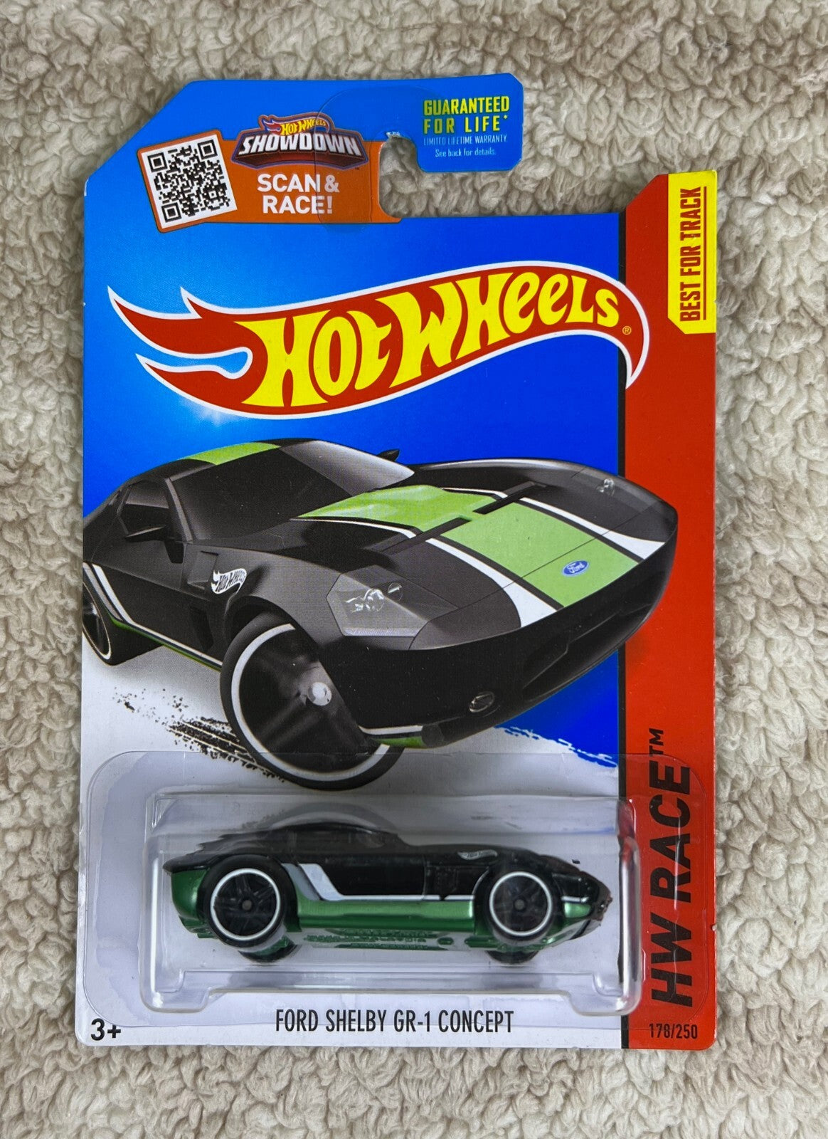 🇺🇸🇺🇸Hot Wheels 2005 FORD SHELBY GR-1 CONCEP TBlack HW RACE 178/250 HW06🇺🇸