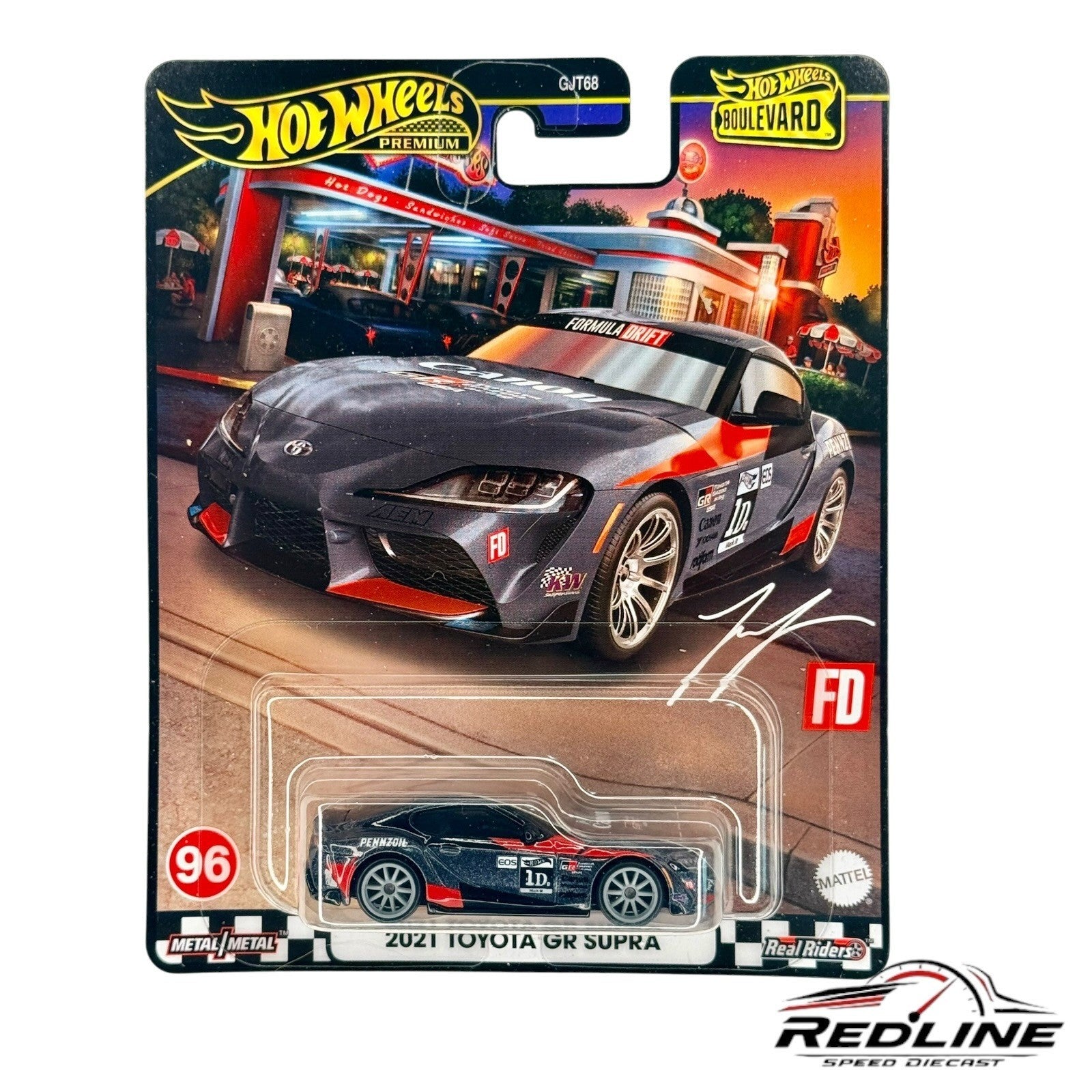 🎌🎌Hot Wheels Boulevard  2021 TOYOTA GR SUPRA Black H17🎌🎌