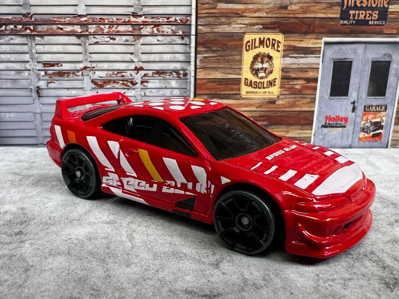 🔥🔥🔥Hot Wheels Custom '01 Acura Integra GSR Red Speed Blur C13🔥🔥🔥