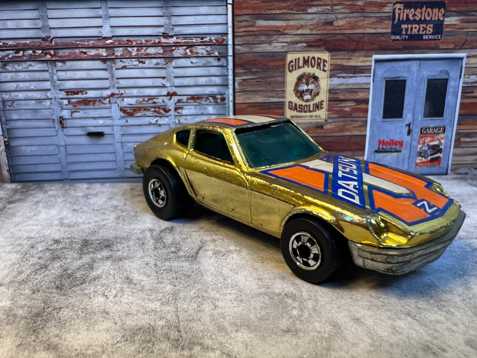 🔥🔥Hot Wheels Blackwall 1976 Datsun Z Whiz Golden Machines C5🔥🔥🔥