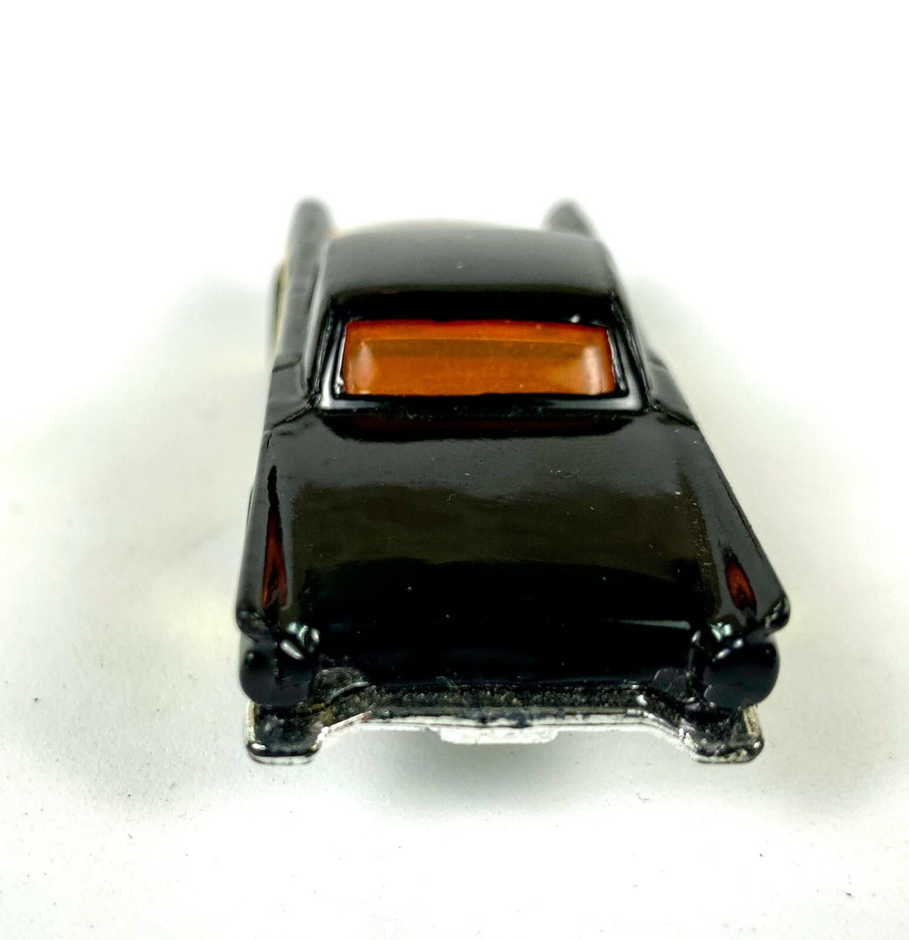1977 Hotwheels Thailand 57 T-BIRD Rare Black W/ Yellow Flames LOOSE DIECAST 1/64