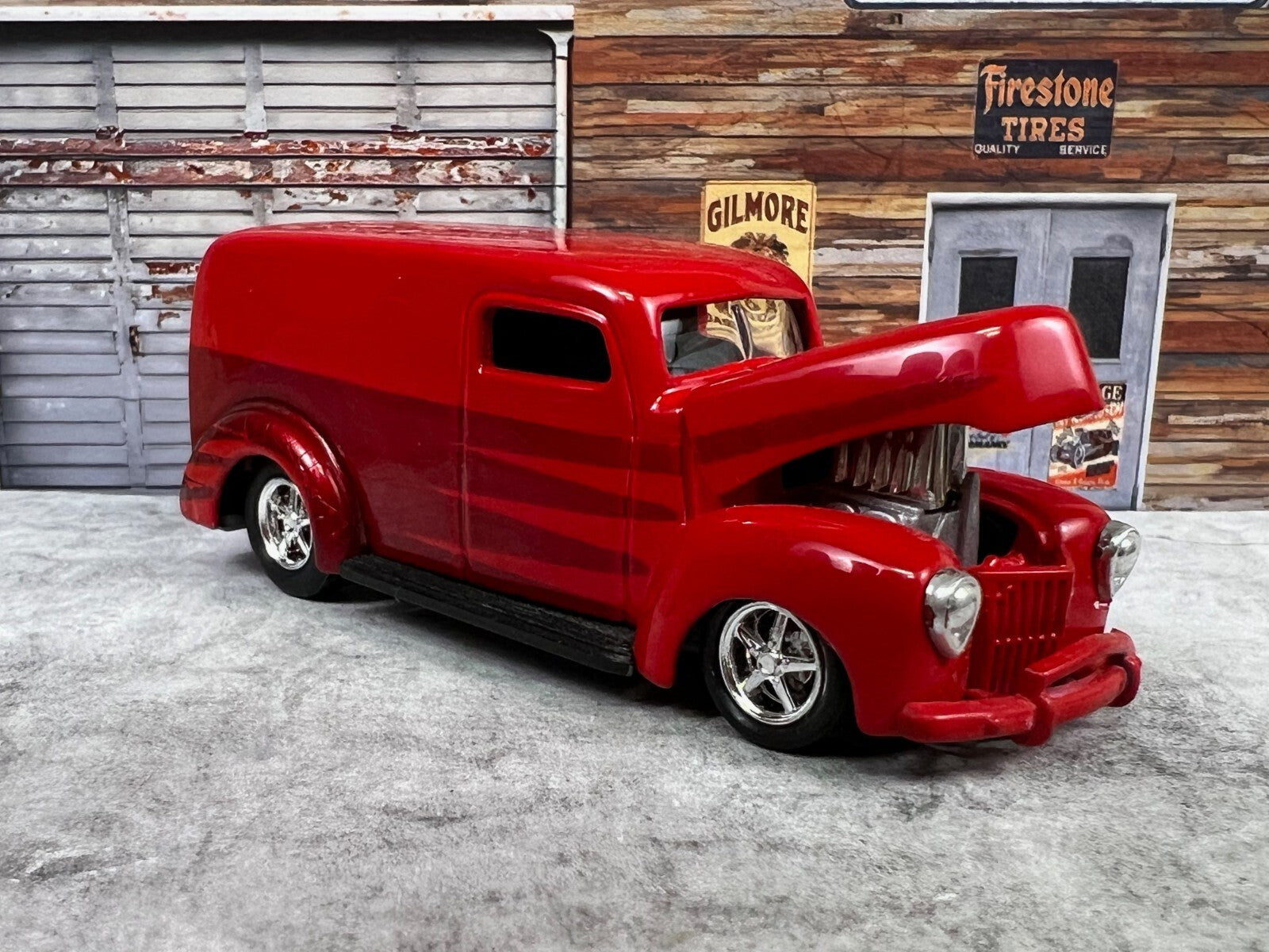 🔥🔥🔥RACING CHAMPIONS  1940 CUSTOM DELIVERY 1:57 HOT ROD MAGAZINE C16🔥🔥🔥