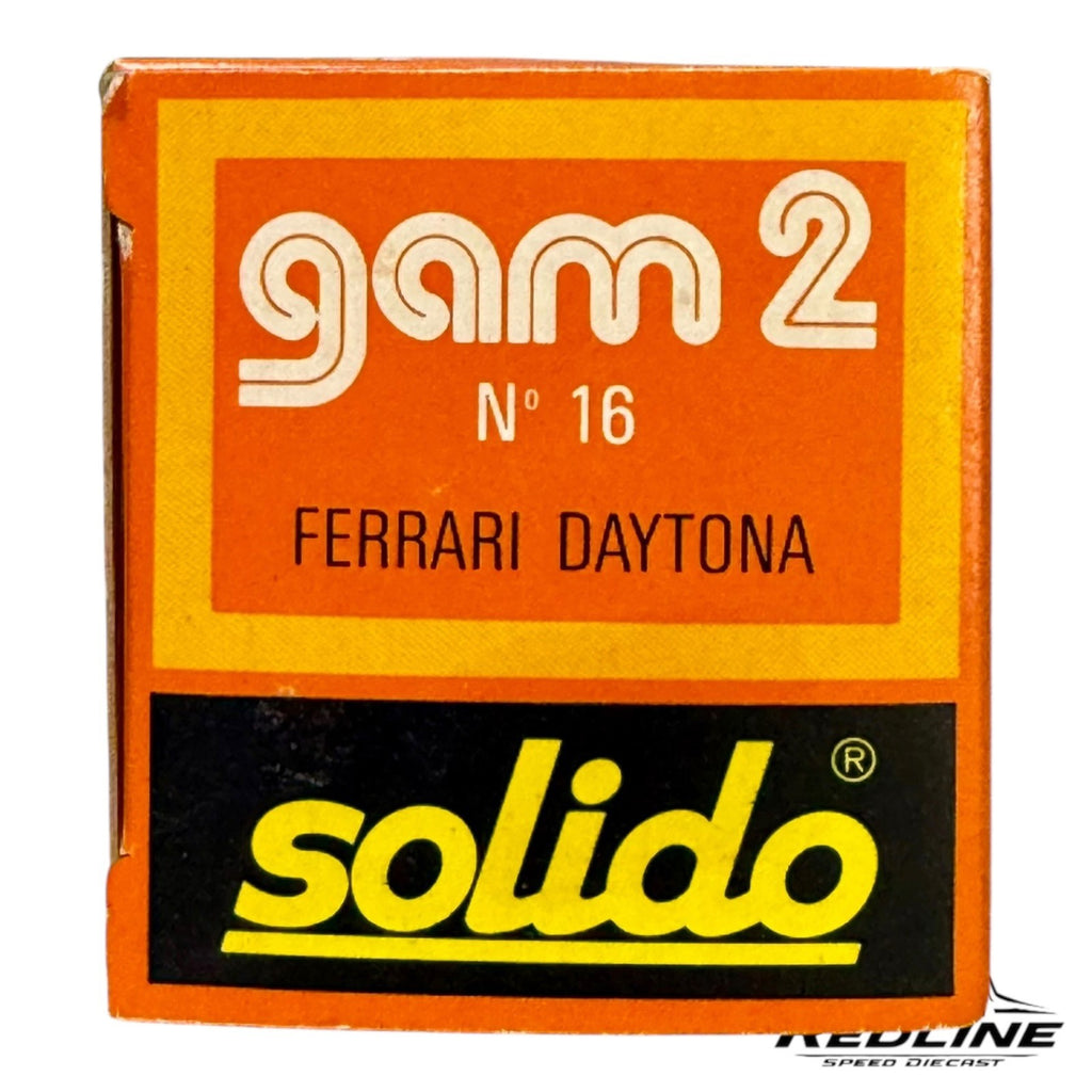 🇮🇹🇮🇹Solido Ferrari Daytona Daytona 365 GTB4 Race Car Red 1:43🇮🇹🇮🇹