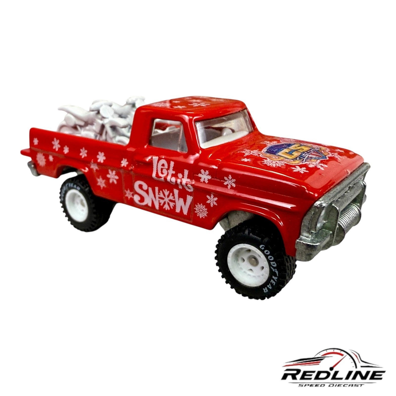 🇺🇸🇺🇸Hot Wheels Texas Drive 'em CUSTOM Let It Snow LOOSE 🇺🇸🇺🇸