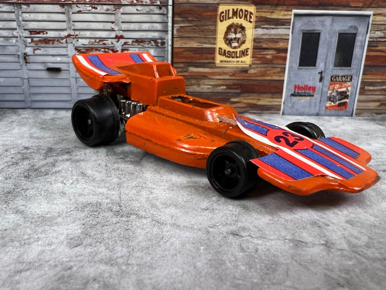 🏁 🏁🏁Diecast Formula Race Car Orange # 23 MADE IN CHINA C7🏁🏁🏁