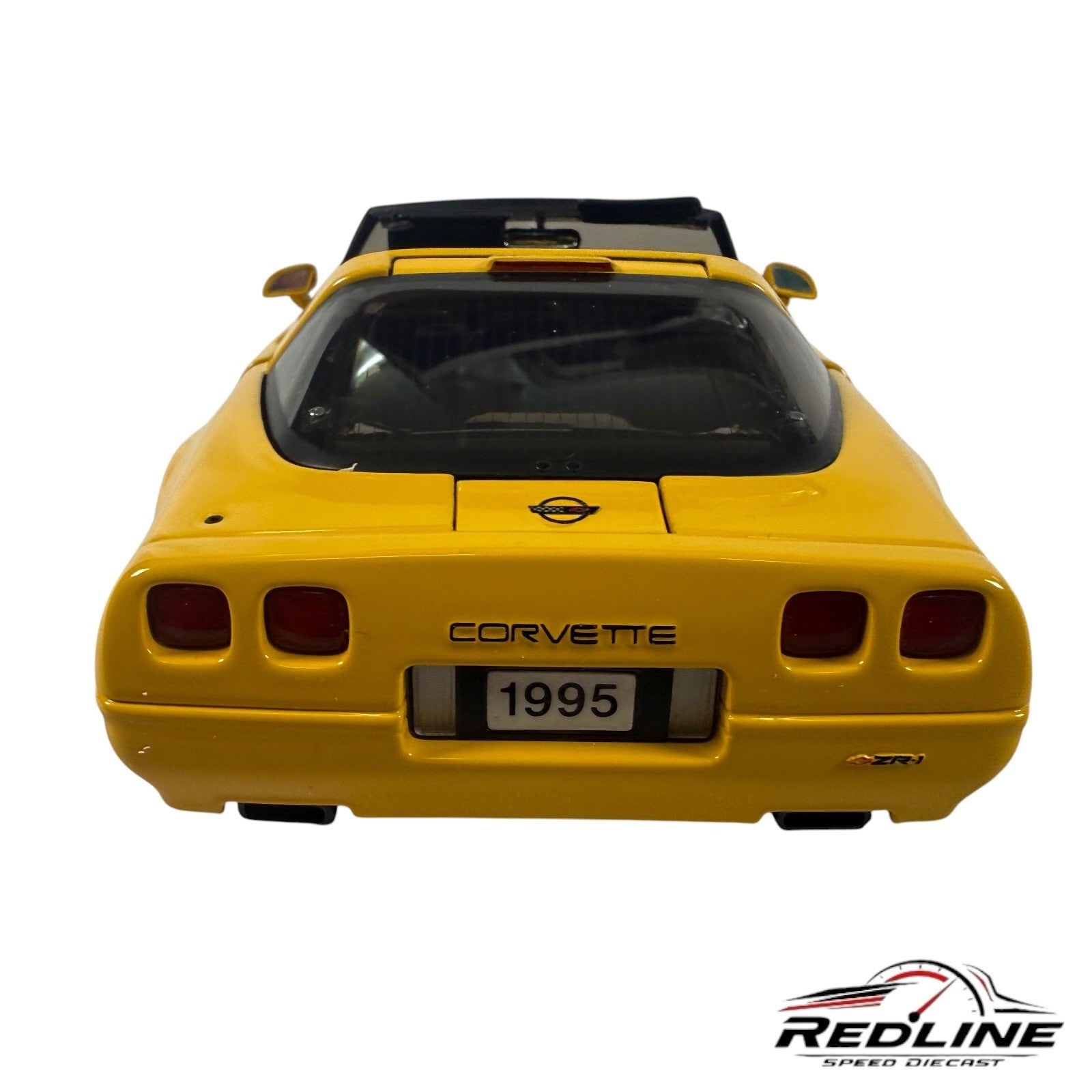 🇺🇸Danbury Mint 1995 Chevrolet Corvette ZR-1 Yellow 1:24 D1🇺🇸