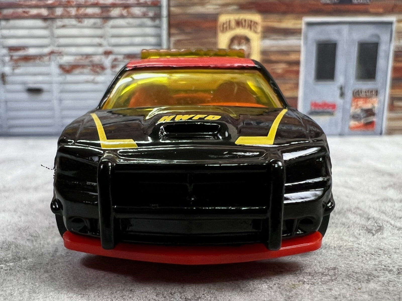 🔥🔥🔥Hot Wheel Dodge Charger Drift Fire Department HW Rescue Black C18🔥🔥🔥