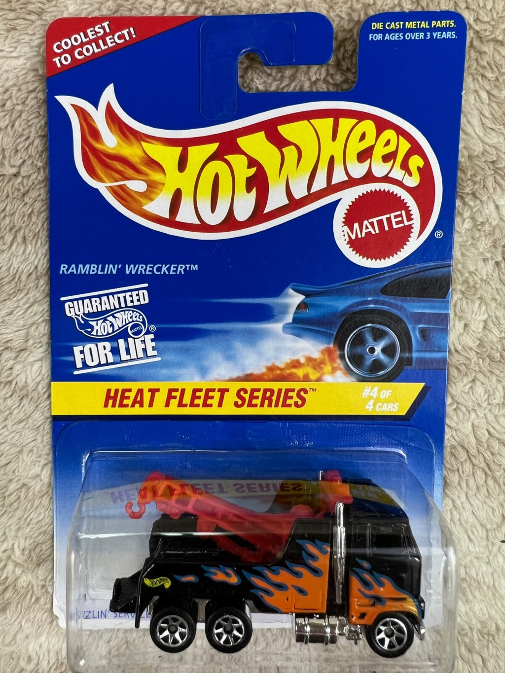 🔥🔥🔥Hot Wheels Heat Fleet Series Sizzlin’ Service 1:64 Black Truck HW19🔥🔥🔥