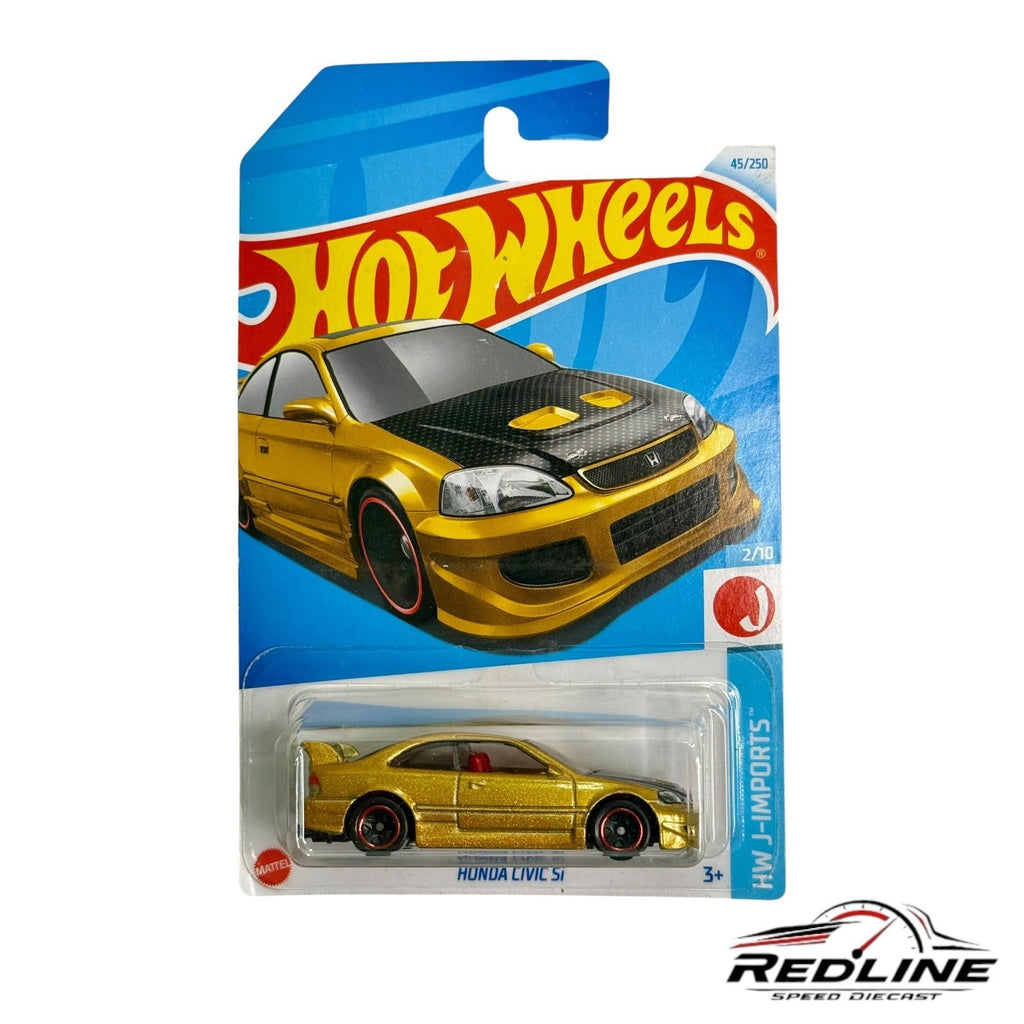🎌🎌Hot Wheels Honda Civic Si Gold HW J-Imports H30🎌🎌