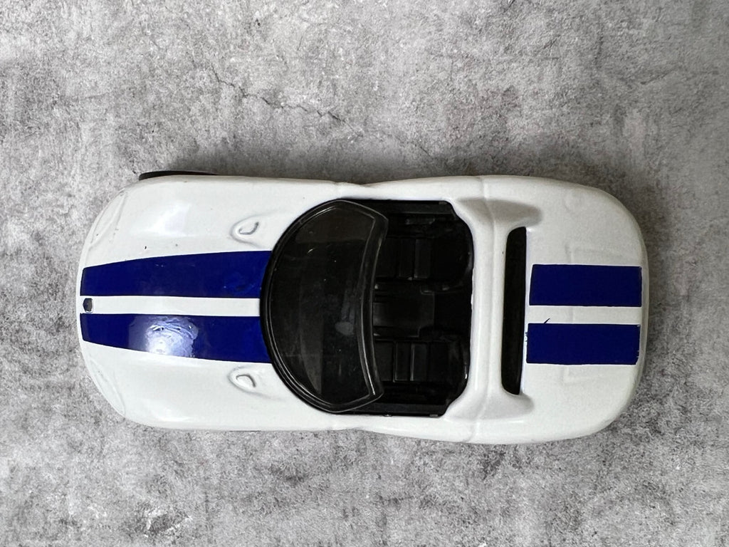 🔥🔥🔥Hot Wheels White Blue Stripes '92 Dodge Viper RT/10 c15🔥🔥🔥