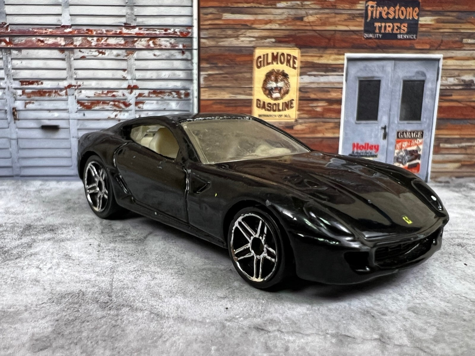 🇮🇹🇮🇹🇮🇹Hot Wheels Ferrari 599 GTB black 2007 New Models C3🇮🇹🇮🇹🇮🇹