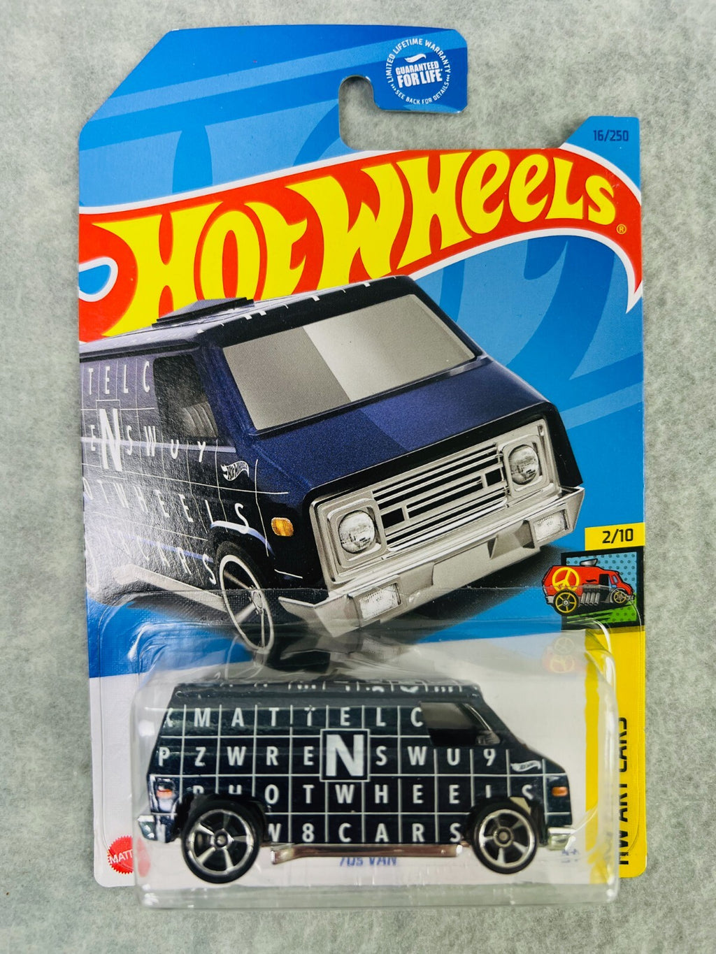 🔥🔥🔥🔥 Hot Wheels '70's Van HW Art Cars H24🔥🔥🔥🔥