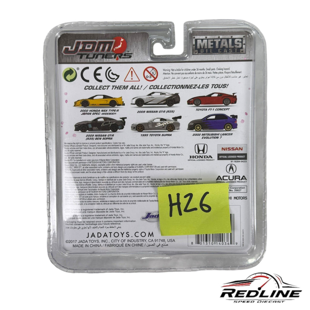 🎌🎌JADA METALS DIE CAST JDM TUNERS 2009 NISSAN GT-R (R35) 1/64 WHITE HW26🎌🎌