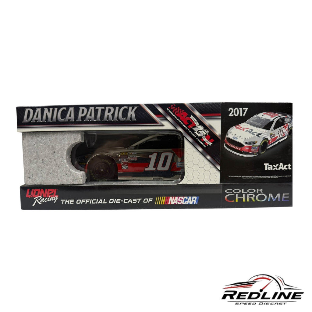 🏁ACTION Danica Patrick #10 Tax Act Ford Tarus CHROME VARIANT 1:24 C2🏁