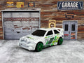 🔥🔥🔥🔥Hot Wheels Nightburnerz Ford Escort Rally White Green 🔥🔥🔥🔥