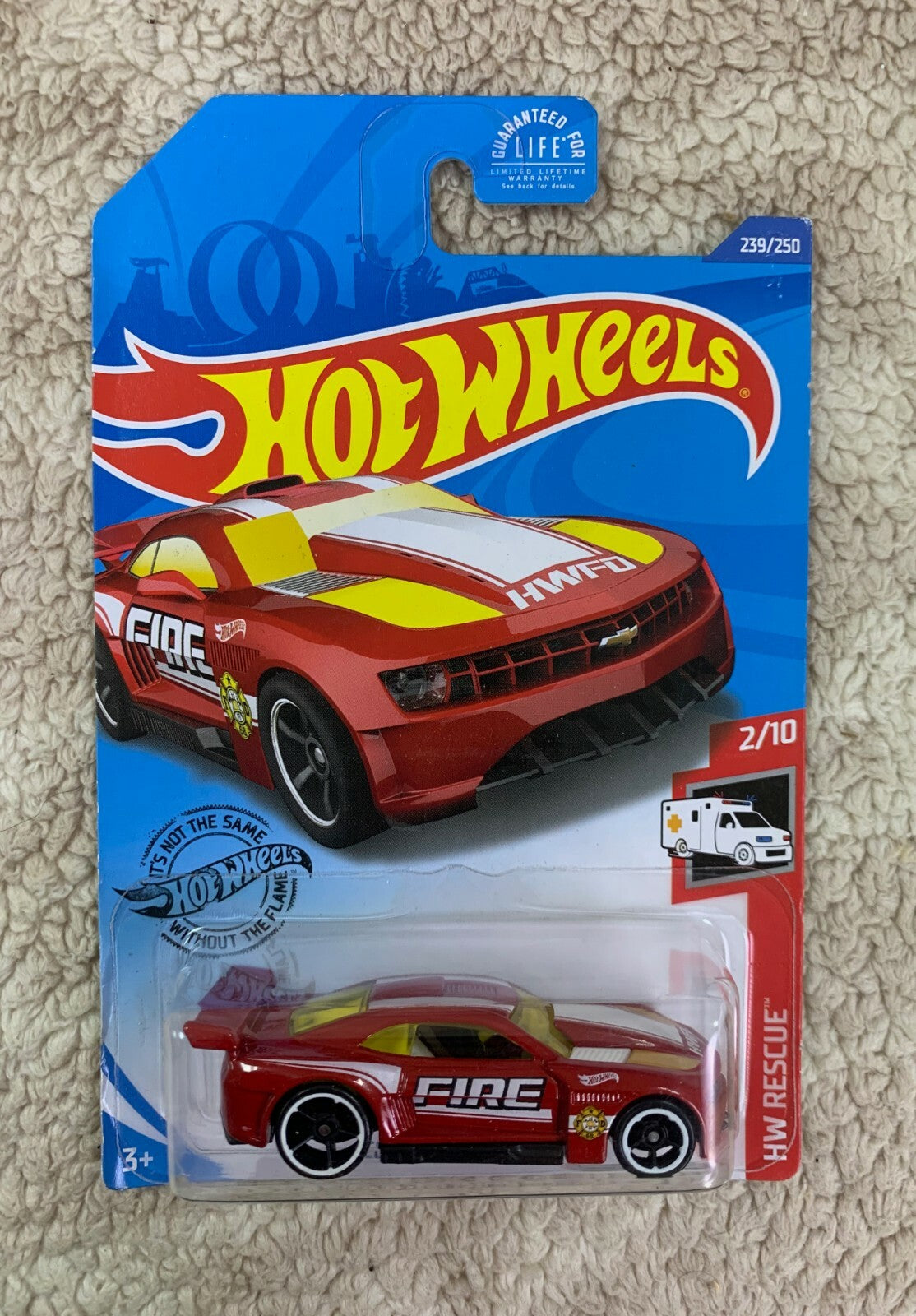 2020 Hotwheels HW Rescue Custom 2011 Camaro Fire Rescue 2/10 HW Rescue Series H5