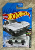 🇺🇸Hot Wheels '64 Corvette Sting Ray White HW Race Day 2/10 10/250 HW18🇺🇸