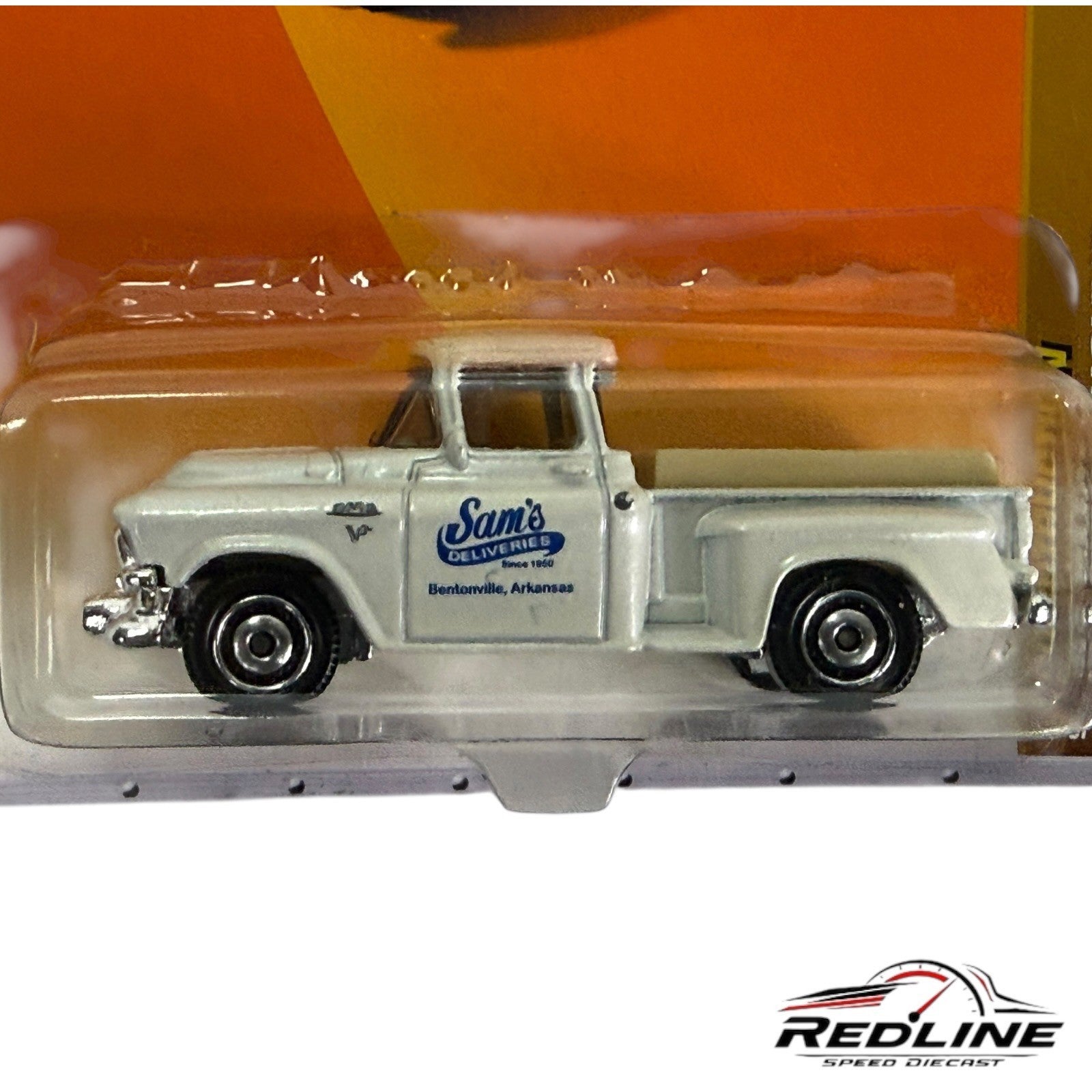 🦅Matchbox '57 GMC Pickup Construction Sam's Deliveries White H9🦅