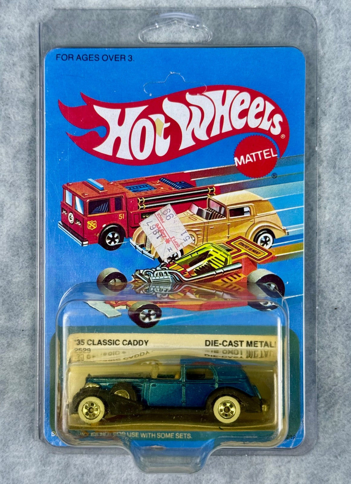 🔥🔥🔥Hot Wheels 1935 Classic Caddy  2529 1982 Blue 1:64 H22🔥🔥🔥