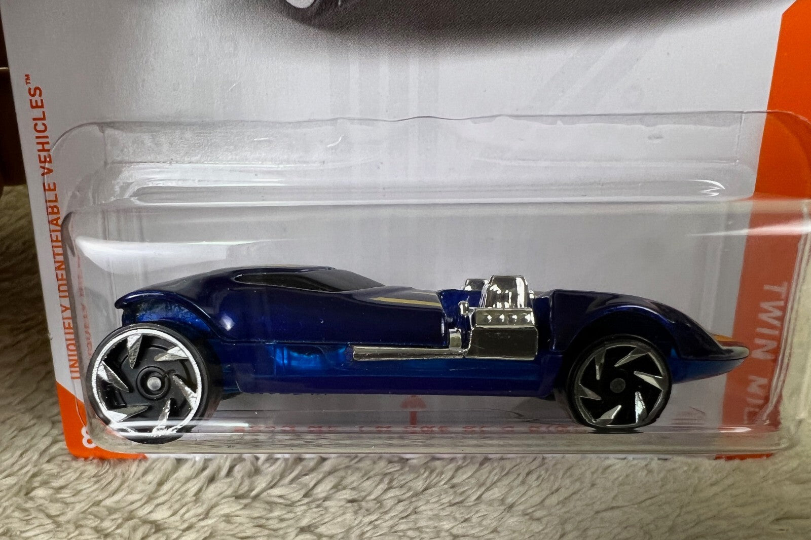 🔥Hot Wheels ID TWIN MILL CHASE 1:64 Scale Spectraflame Blue Die-cast Car HW15🔥