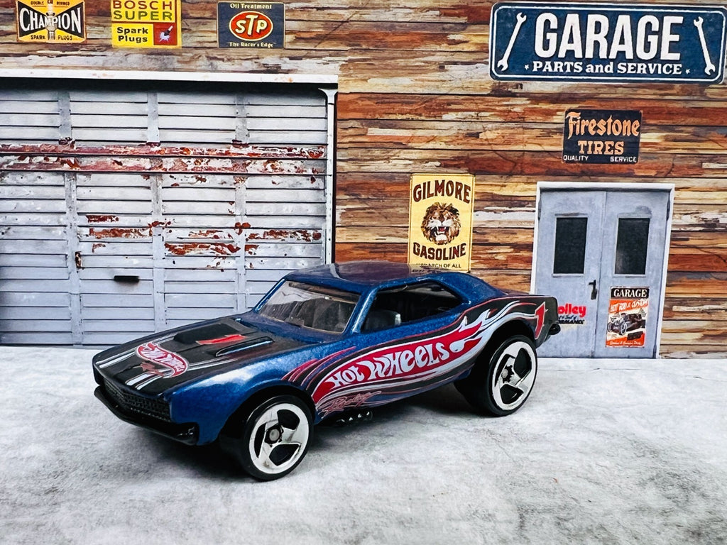🔥🔥🔥Hotwheels 1967 Chevy '67 Camaro 1982 Hood Opens c16🔥🔥🔥