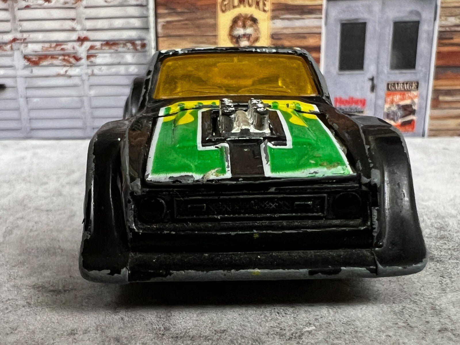 🐎🐎🐎Matchbox IMSA Mustang in Black Green Yellow, 1983 C15🐎🐎🐎