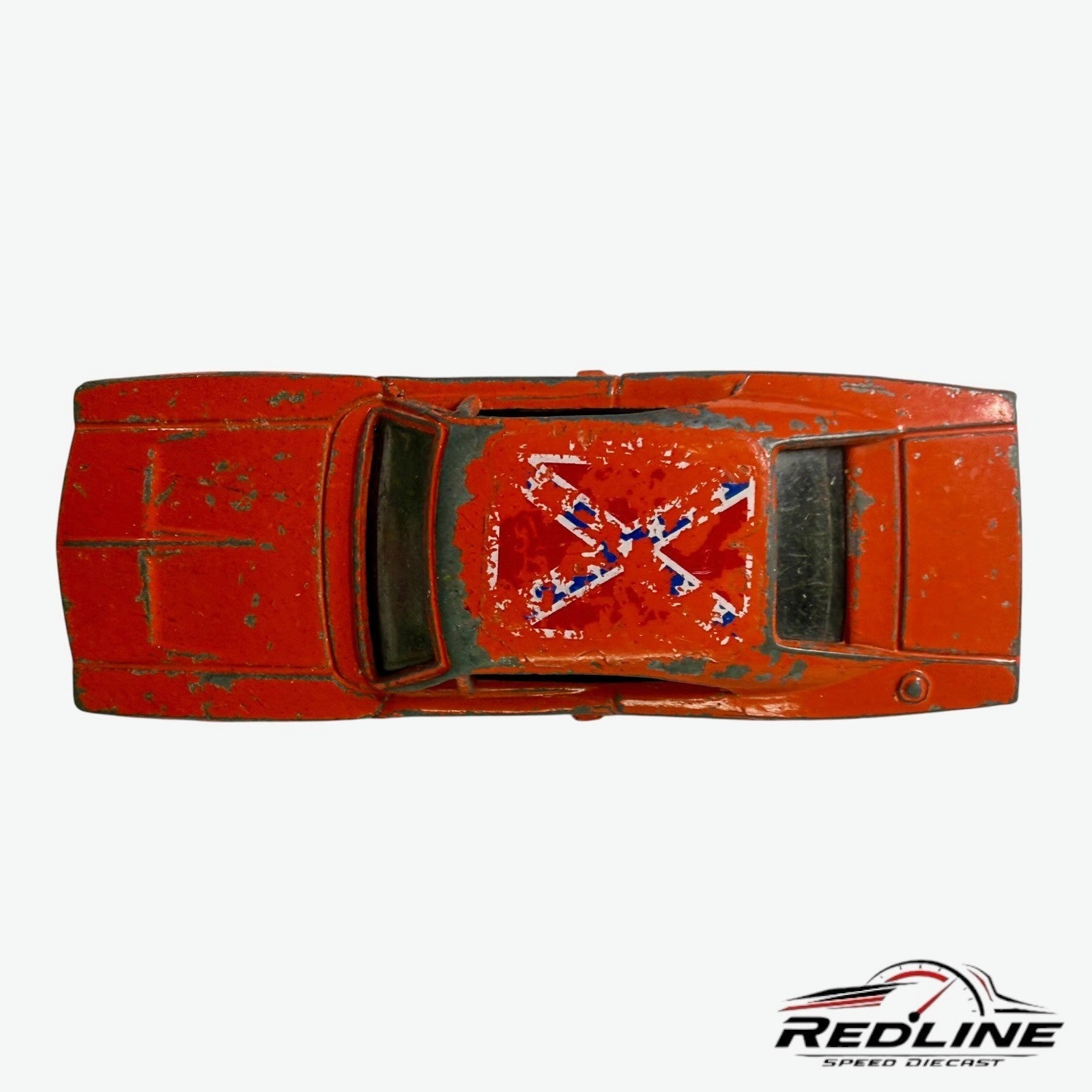 🔥Vtg 1981 ERTL Dukes of Hazzard General Lee Charger Hong Kong 1:64 C5🔥