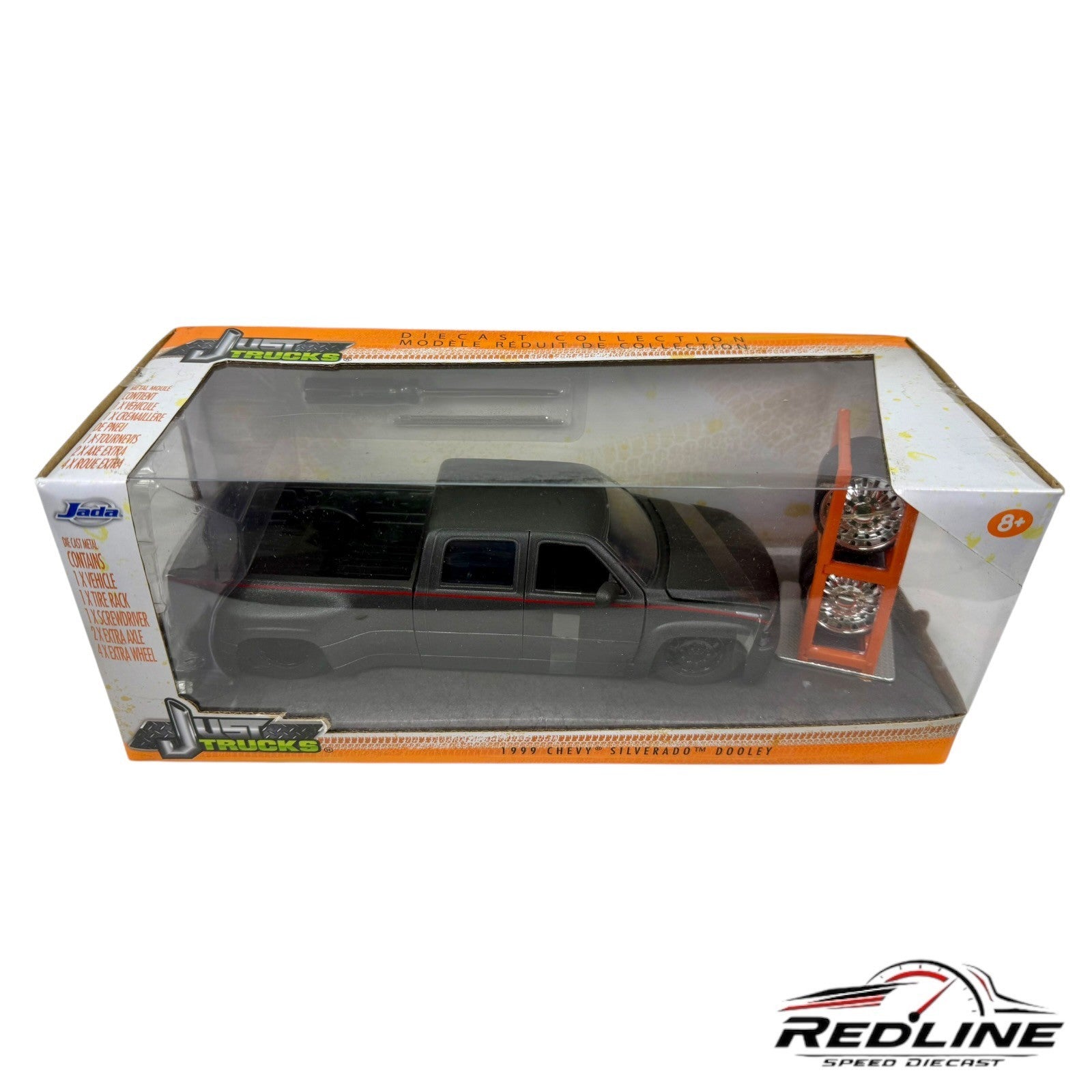 🇺🇸Jada Toys Just Trucks 1999 Chevy Silverado Dooley 1:24🇺🇸