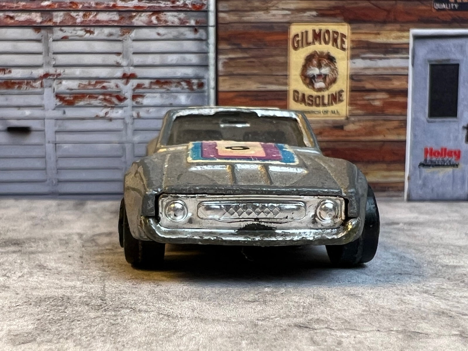 🐎Vintage Zee Zylmex D49 Ford Mustang #6 Silver  Diecast Toy Car Hong Kong C7🐎